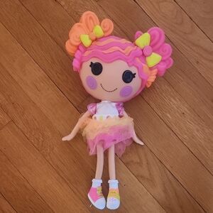 Lalaloopsy Sweetie Candy Ribbon doll.   Colorful Doll with Pink and Orange Hair